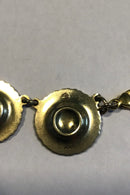 Georg Jensen Forgyldt Sterling Sølv Marguerit Halskæde