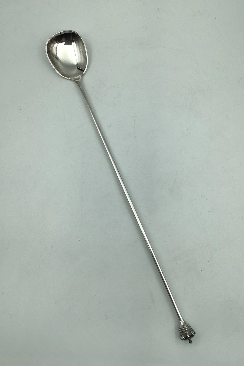 デンマーク王冠DGSスターリングシルバーカクテルスプーン