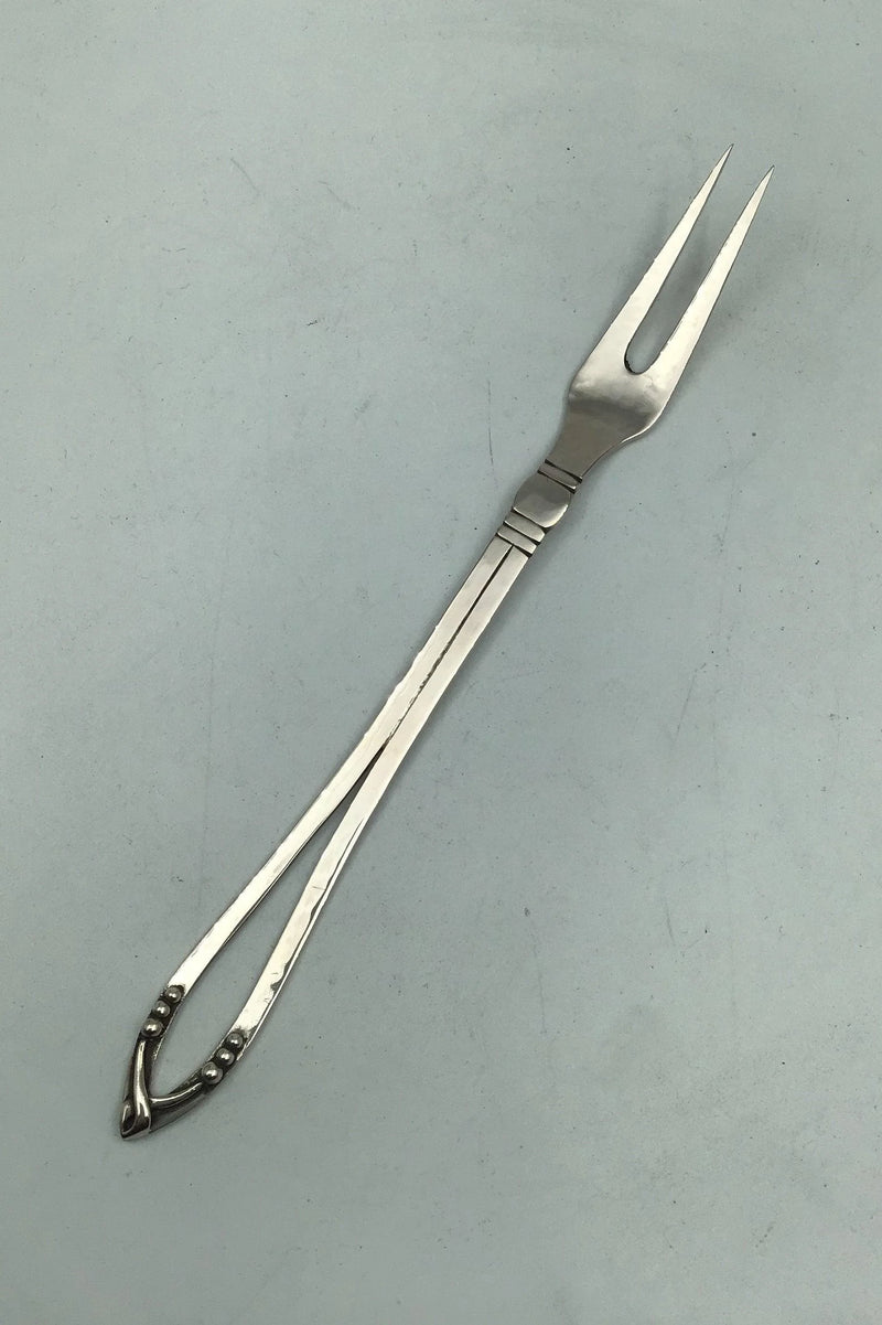 Georg Jensen Sølv Ornamental Kødgaffel No 45