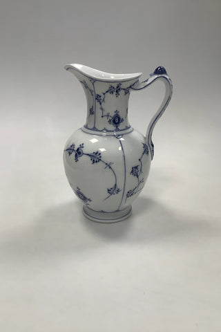 Royal Copenhagen Musselmalet Riflet Chokoladekande med låg No. 482