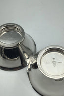 Georg Jensen Sterling Sølv Pyramide Flødekande og Sukkerskål No 600A