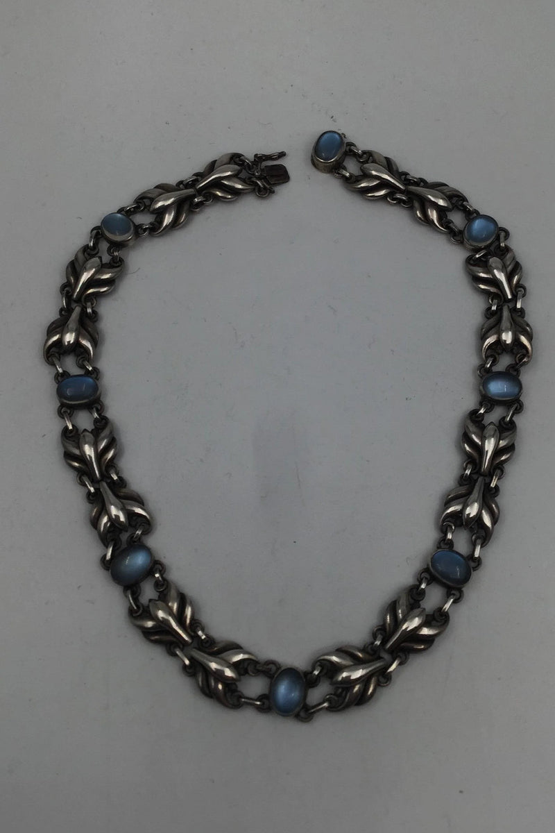 Georg Jensen Sterling Sølv Halskæde No. 59 Månesten