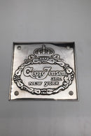Georg Jensen Inc. New York  Forsølvet Forhandler Plaquette