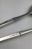 Hans Hansen Linje Sterling Sølv/Stål Salat Sæt