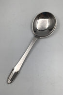 Georg Jensen Sterling Silver Beaded Soup Spoon, round No 51