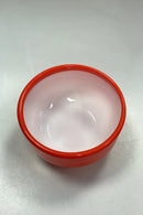 Holmegaard Palet Stor orangerød Glasskål