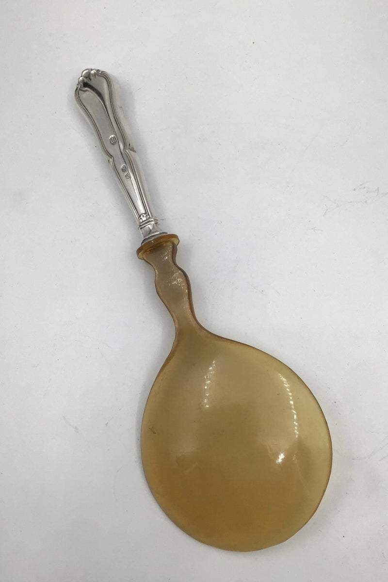 Horsens Sølvfabrik Silber Rita Servierspaten mit Horn