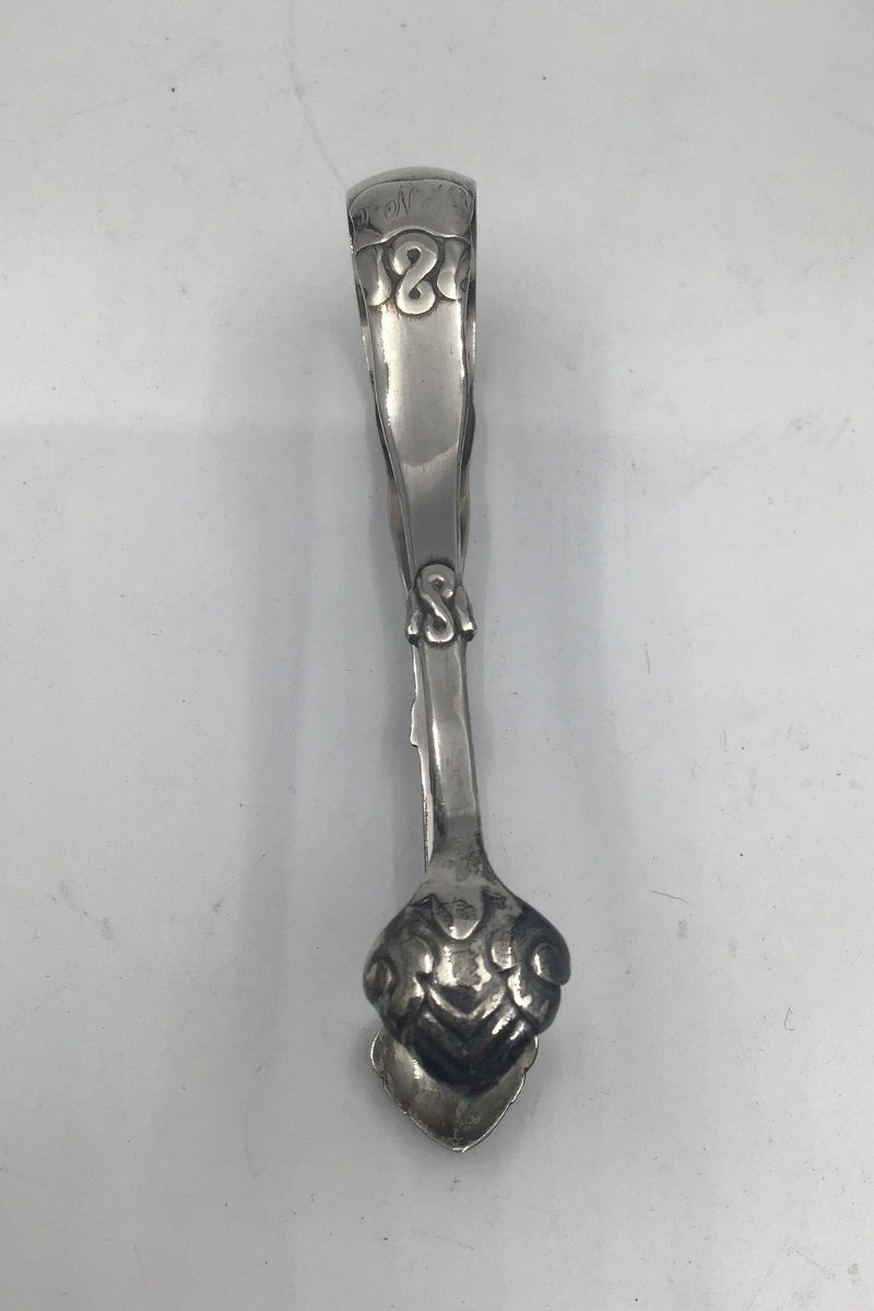 Dansk Arbejde Sølv Fred VIII Sukkertang