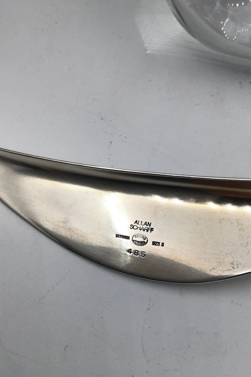 Georg Jensen Sterling Silver/Crystal Letter Knife No. 485 Allan Scharf