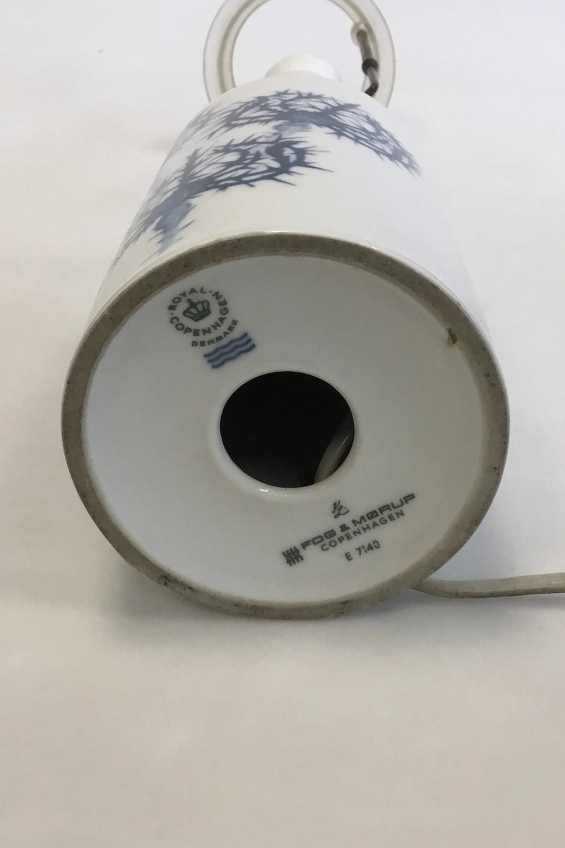 Royal Copenhagen/Fog & Mørup Tidsellampe designet af Kaj Lange No E 7140