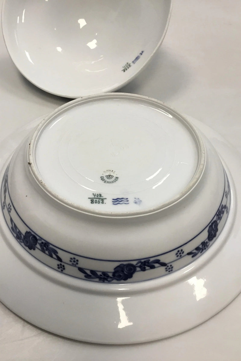 Royal Copenhagen Rosenknop Stort Rundt lågfad No 8058