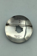 Georg Jensen Sterling Sølv (Jubilæums) Broche No. 42 (Rav)