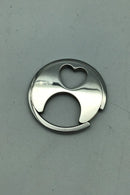 Georg Jensen Sterling Sølv Hjerte Nøglering No. 422 Andreas Mikkelsen