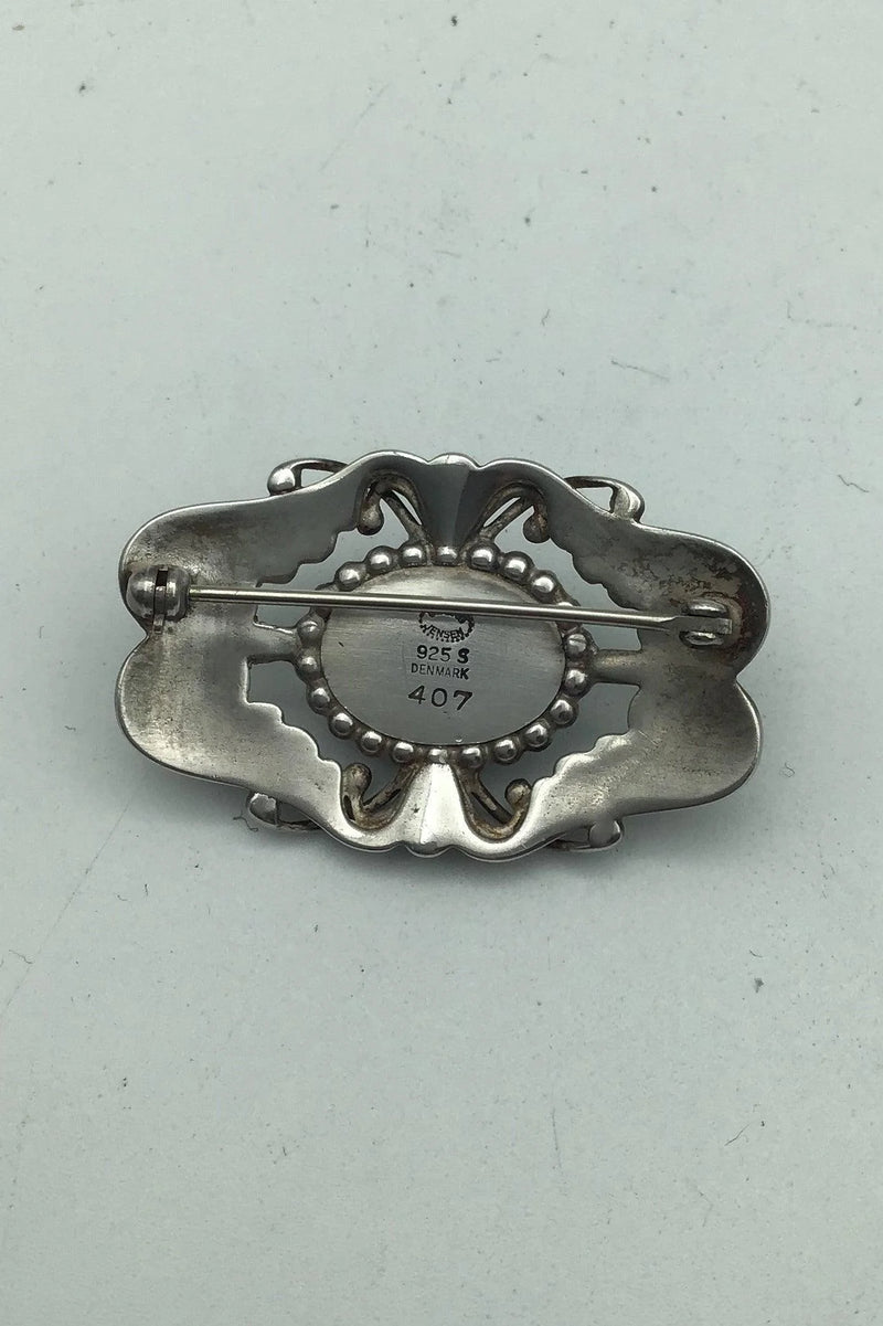 Georg Jensen Sterling Sølv Broche No. 407