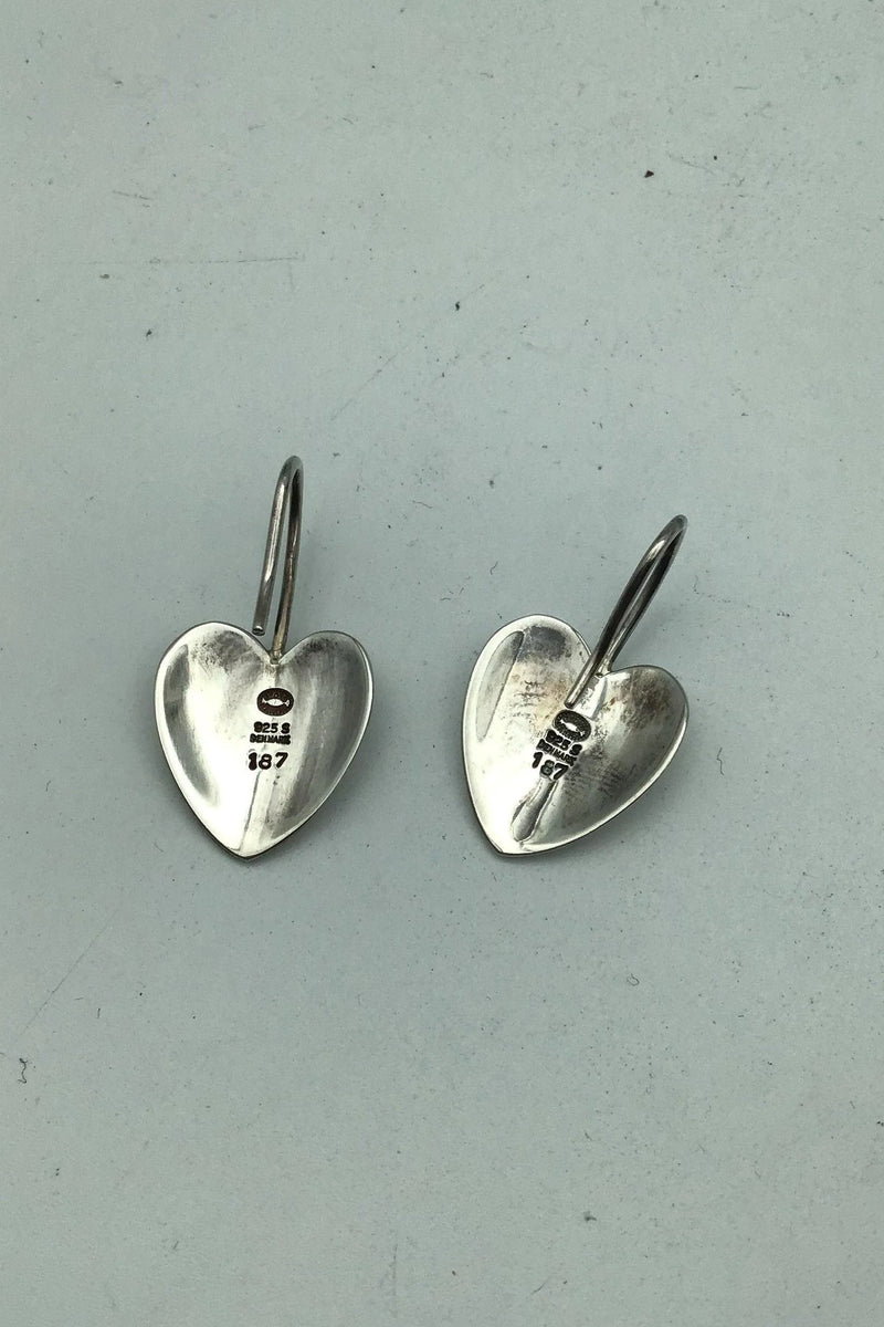 Georg Jensen Sterling Sølv Øreringe No. 187