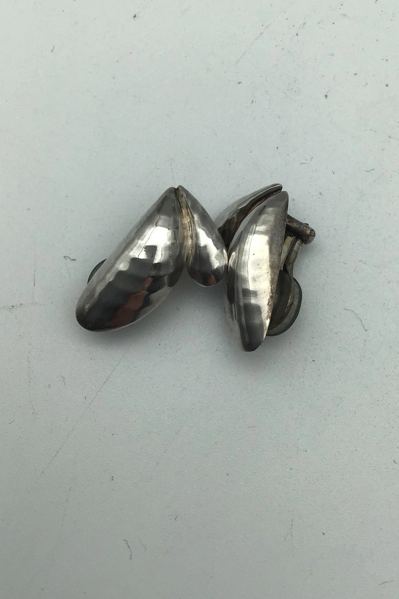 Georg Jensen Sterling Sølv Øreclips 2003 Isabell Kristensen