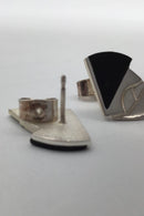 Lapponia Sterling Sølv Ibenholt Øresstikker Björn Weckström