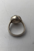 Georg Jensen Sterling Sølv Ring No. 473 Sort Agat Sphere Regitze Overgaard.
