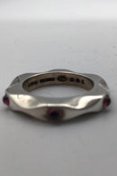 Georg Jensen Sterling Sølv Mirror Ring No 261 Ametyst