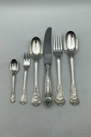 A. Michelsen Sterling Sølv Rosenborg Bestiksæt til 6 Personer (36 dele)