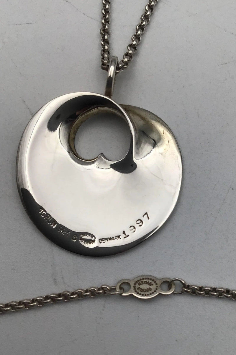 乔治-延森纯银吊坠 "隐秘的心 "薇薇安娜-托伦-布洛-胡贝（1997年）