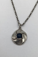 エバルト・ニールセン・シルバーペンダント ラピスラズリ