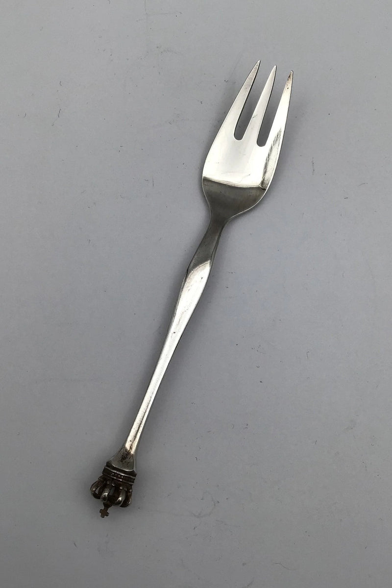 Danish Crown DGS Sterling Silver Cake Fork