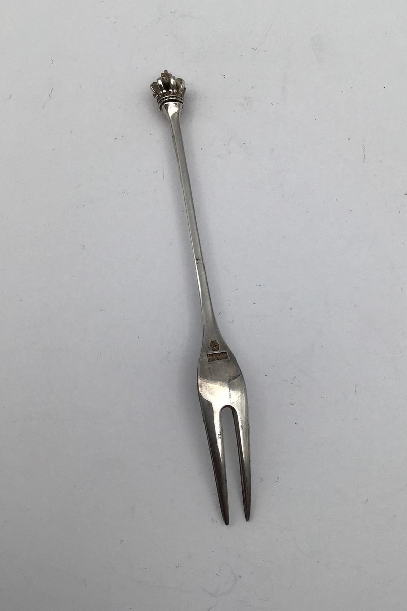 Dansk Krone DGS Sterling Sølv Citrongaffel