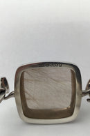 Georg Jensen Sterling Sølv Armring No. 203 + 203B Rutil Quartz Torun