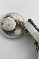 Royal Copenhagen A. Michelsen Porcelæn/Sterling Sølv Armlænke