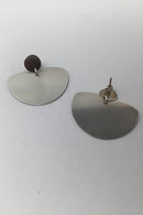 Hans Hansen Sterling Sølv Moderne Øreringe