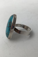 Niels Erik From Sterling Sølv Ring med Turkis