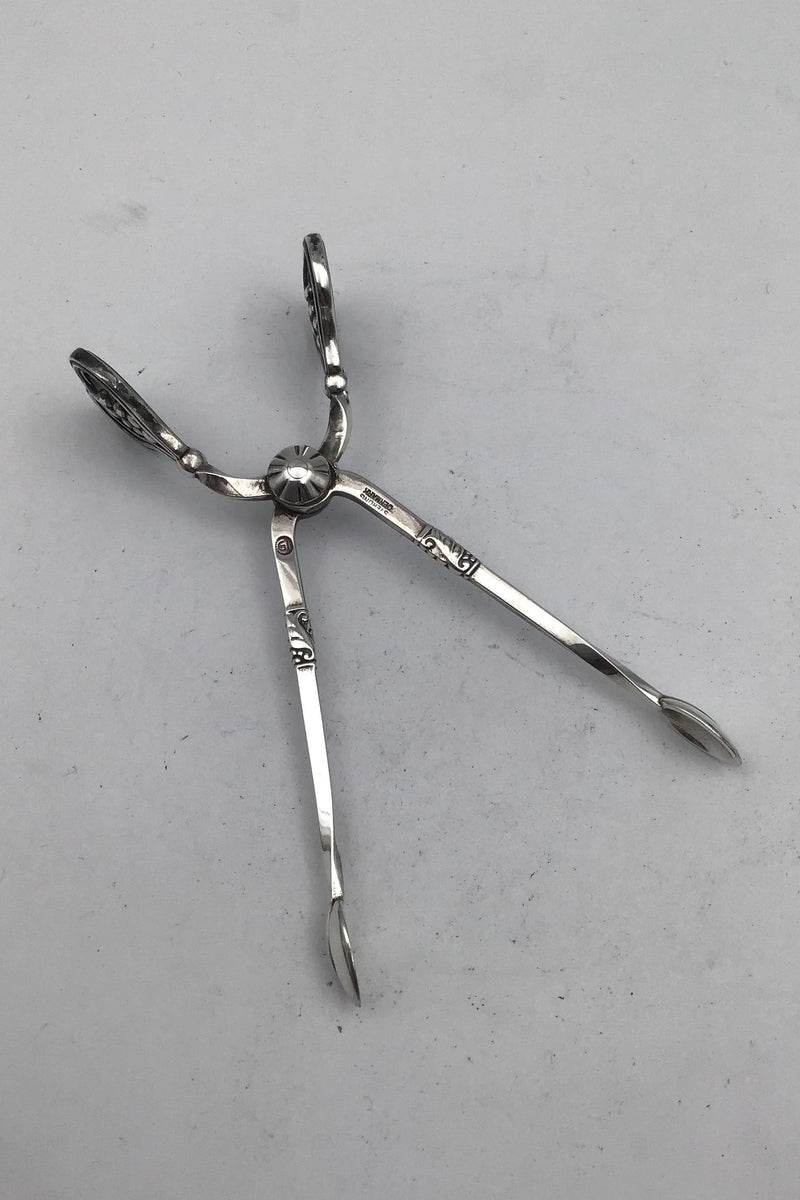 Georg Jensen Sterling Sølv Ornamental Sukkertang No. 174