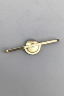Georg Jensen / Royal Copenhagen Forgyldt Sterling Sølv / Porcelæn Slipsenål