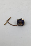 Georg Jensen Forgyldt Sterling Sølv (Royal Copenhagen) Slipsenål Revers Pin