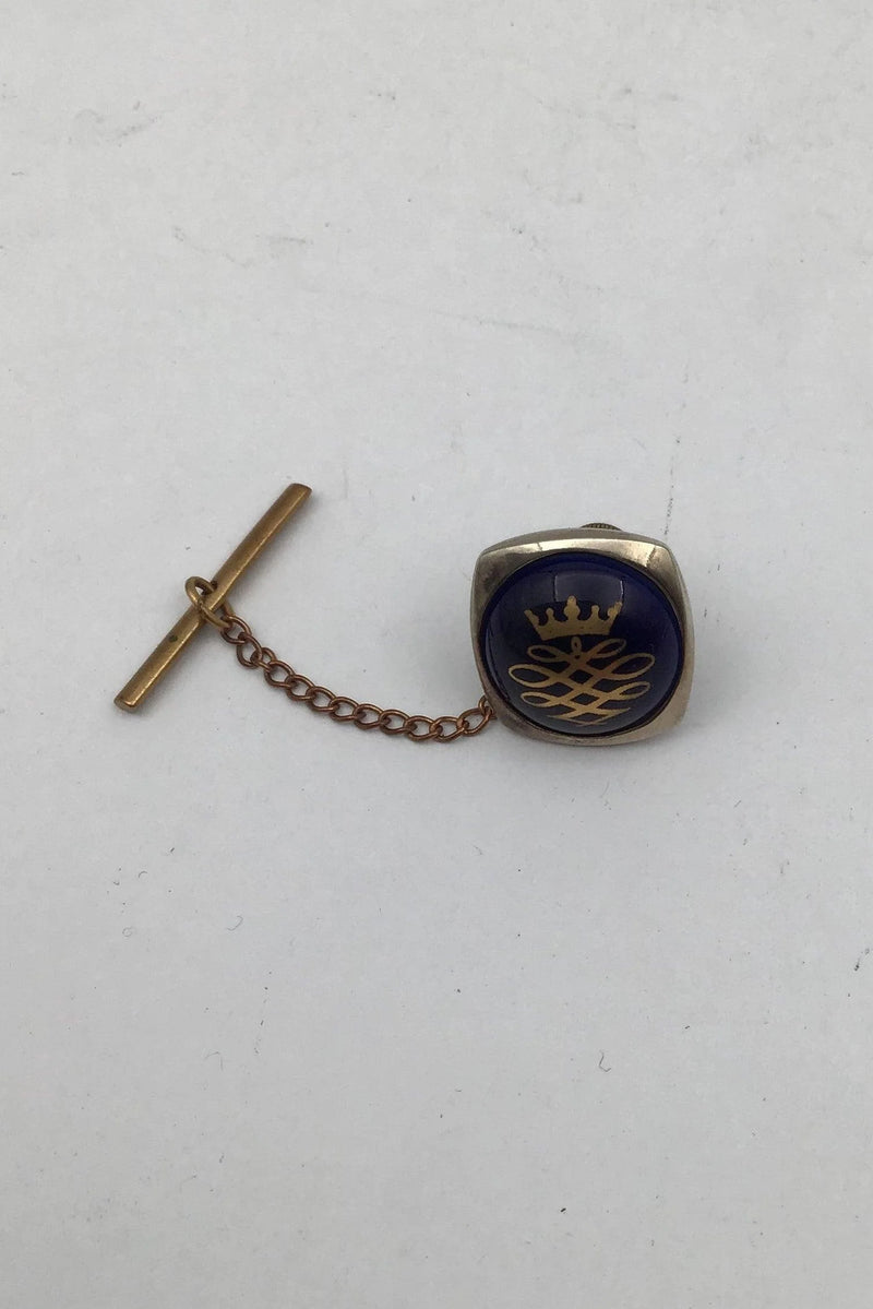 Georg Jensen Forgyldt Sterling Sølv (Royal Copenhagen) Slipsenål Revers Pin