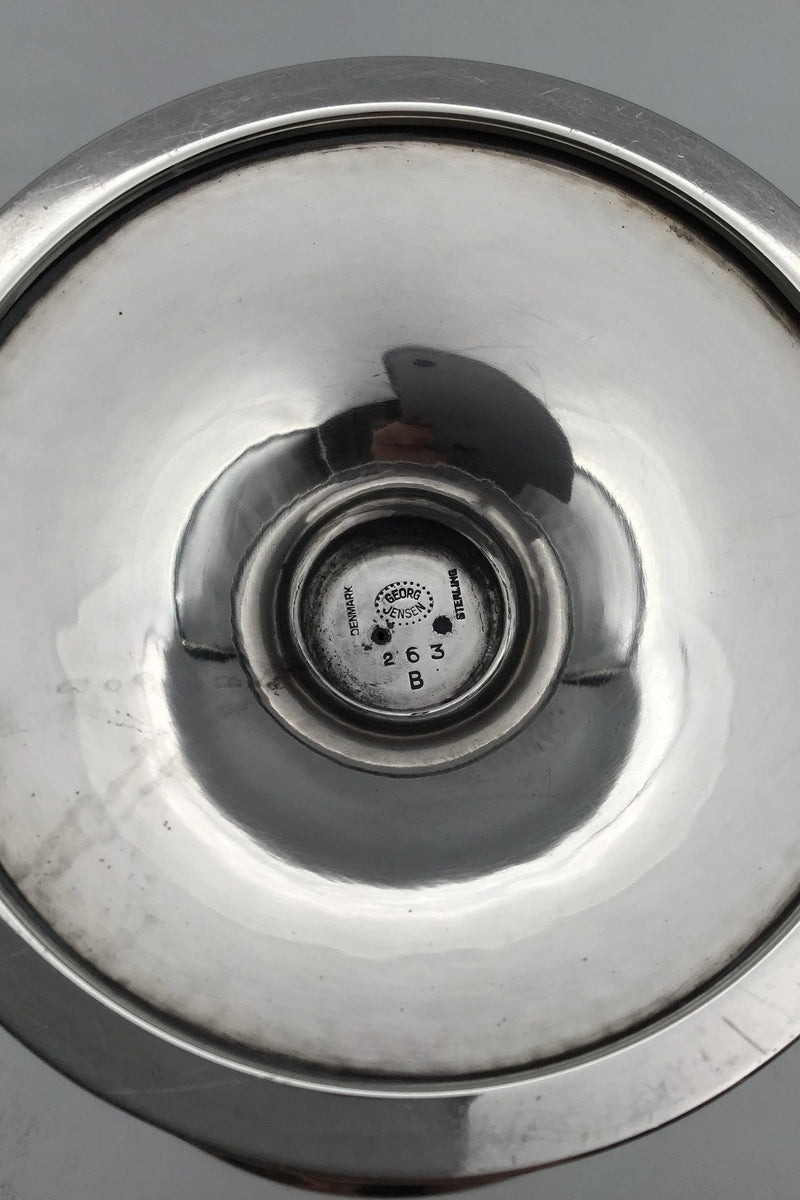 Georg Jensen Sterling Silber Traubenschüssel Nr. 263B.