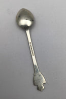 Bernhard Hertz Sterling Sølv Erindringsske "Danmark"