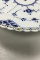 Royal Copenhagen Blue Fluted Full Lace Dish on Foot No 1092