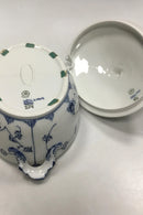 Royal Copenhagen Musselmalet Riflet oval terrin No 214