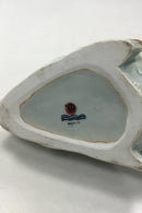 Royal Copenhagen Vase udformet som en fisk (Knurhane?)