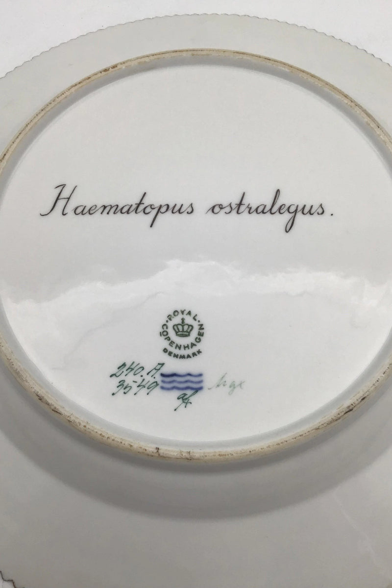 Royal Copenhagen Flora Danica Fuglestel Middagstallerken No 240/3549.