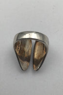Hans Hansen Moderne Sterling Sølv Ring