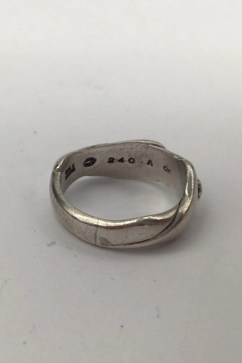 Georg Jensen Sterling Sølv Ring No. 240A Ole Kortzau