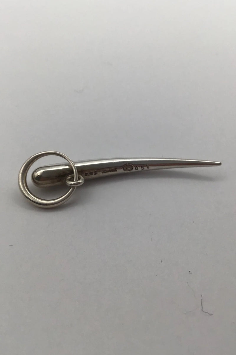 Georg Jensen Sterling Sølv Vedhæng No. 451 UNO