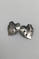 A. Michelsen Sterling Sølv Øreclips