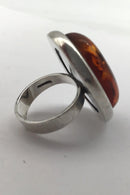 Niels Erik From Sterling Sølv Ring (Rav)