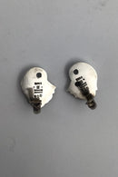 Georg Jensen Sterling Sølv Øreclips No. 100 (1930-1945)