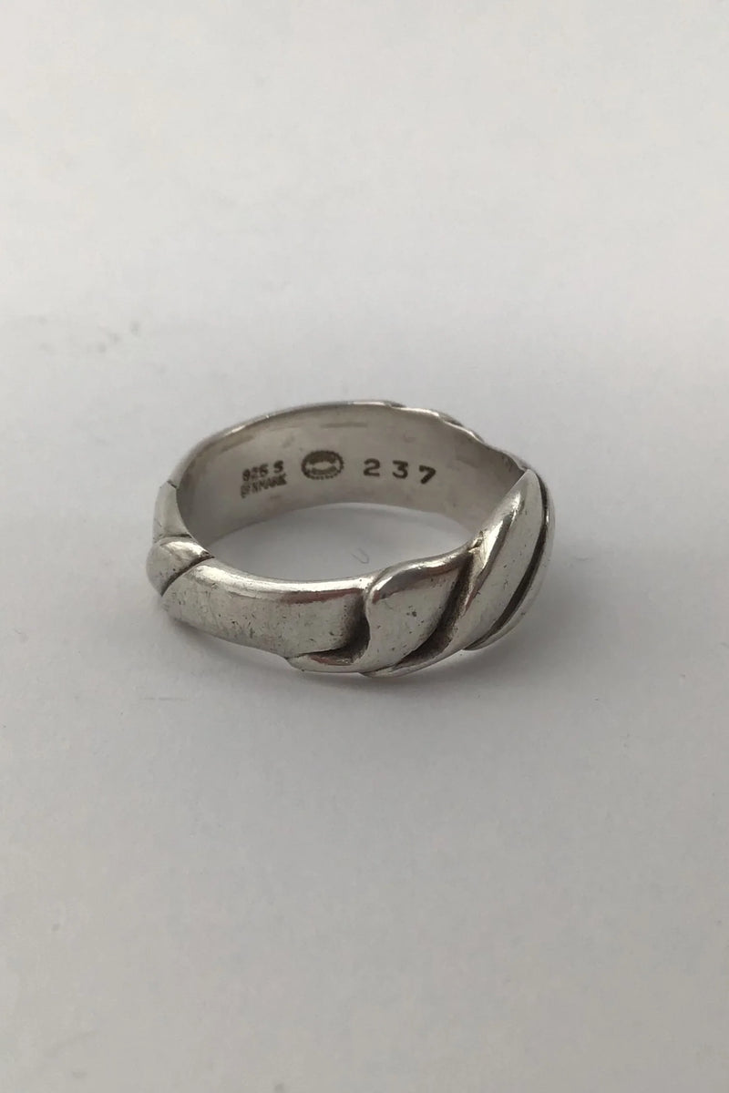 Georg Jensen Sterling Sølv Ring No. 237 Ole Kortzau