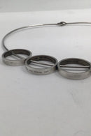 Hans Hansen Sterling Sølv Moderne Halsring No. 359 Bent Gabrielsen
